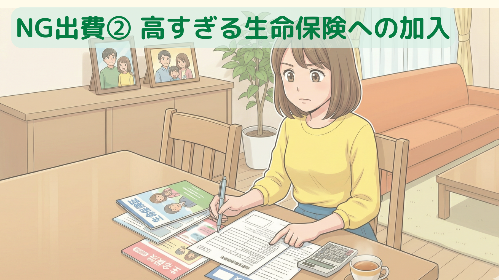 alt"高すぎる保険への加入"