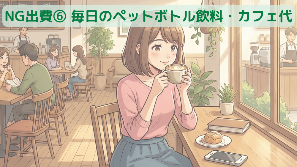 alt"毎日のペットボトル飲料、カフェ代"