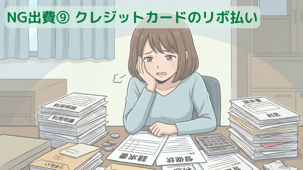 alt"クレジットカードのリボ払い"