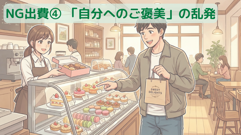 alt"自分へのご褒美乱発"