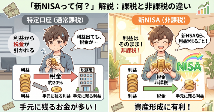 alt"新NISAの非課税制度について"