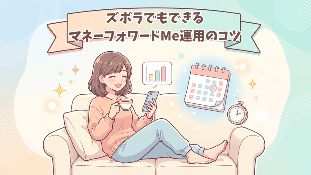alt"ズボラでもできる マネーフォワードMe運用のコツ"
