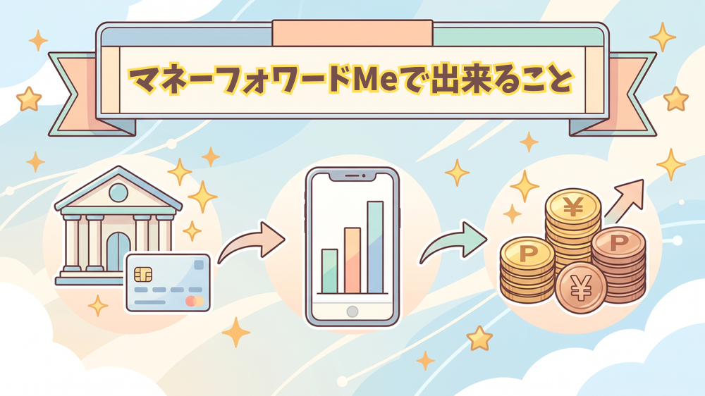alt"マネーフォワードMeで できることって？"