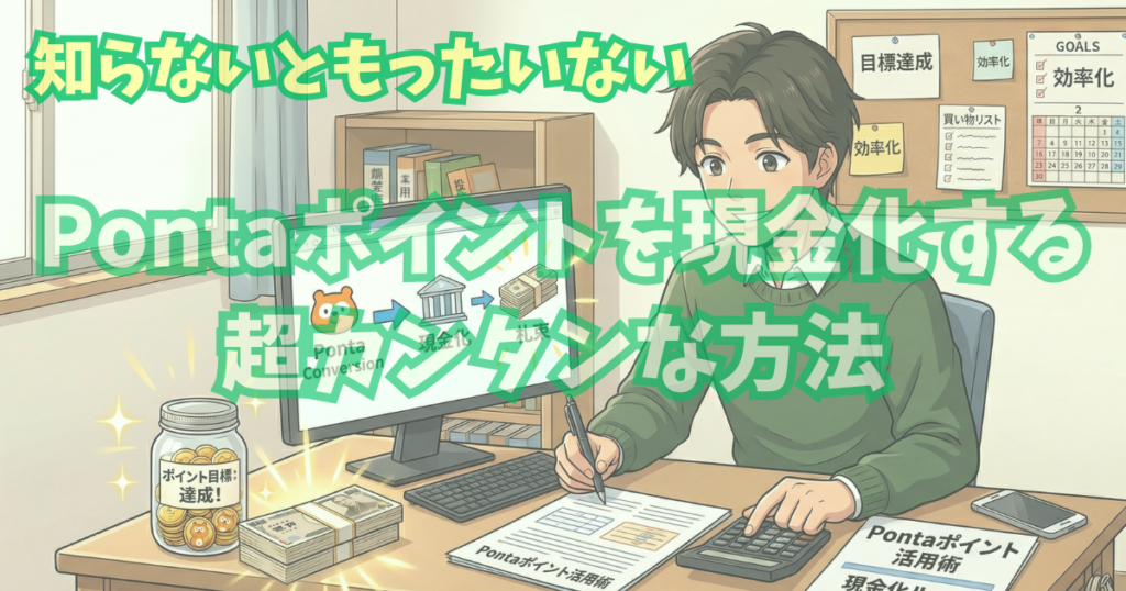 alt"Pontaポイントを半自動で現金化する超カンタンな方法 "